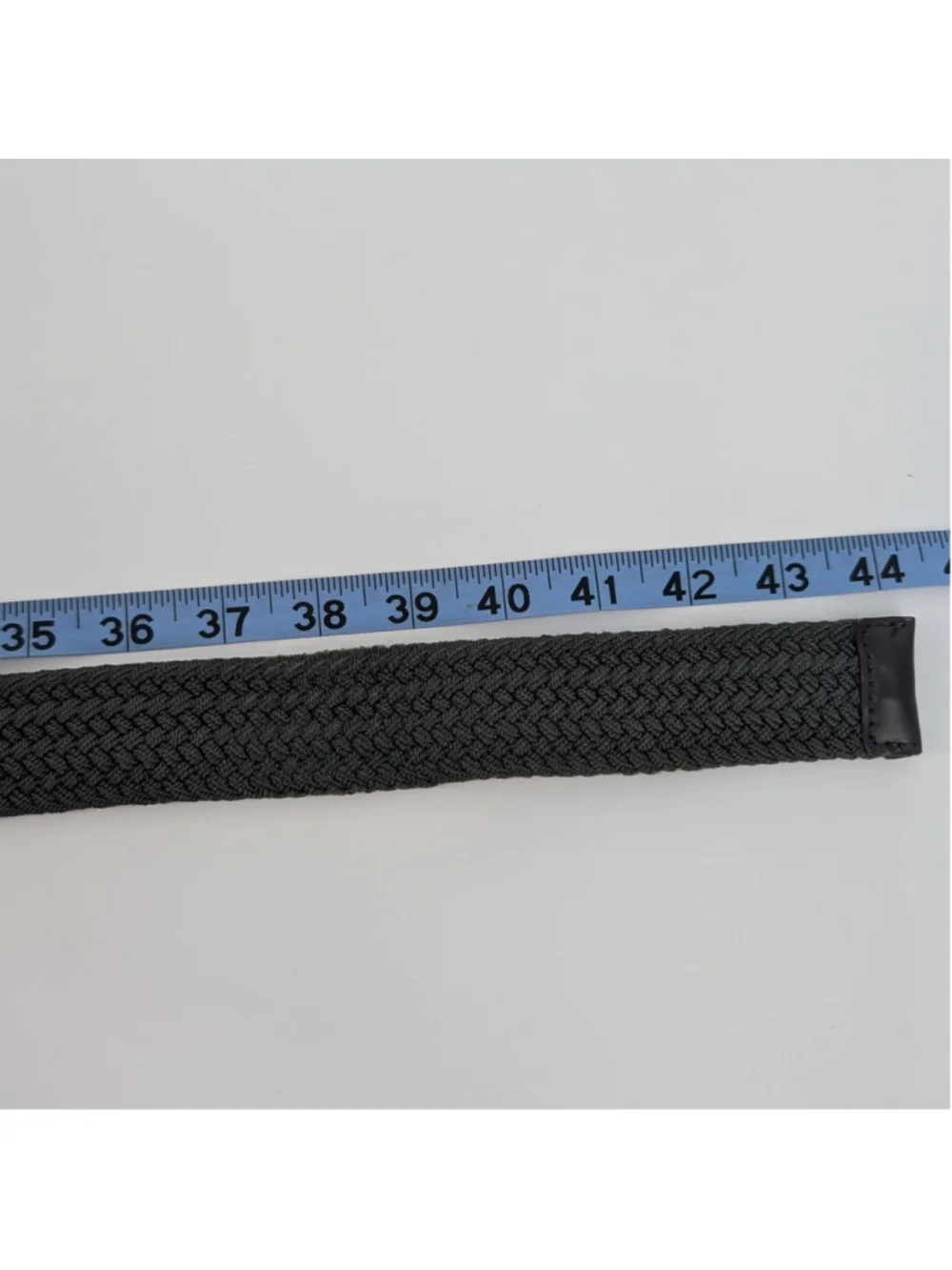 Nike G-Flex Golf Belt Mens M 36-38 Army Green Gray Woven Stretch Braided Swoosh